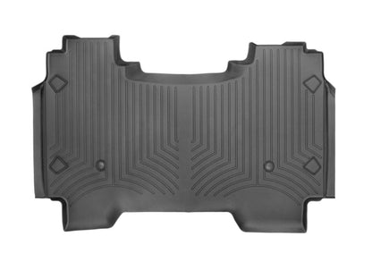 WeatherTech FloorLiner Rear Mats (Black): Ram 1500 Crew Cab (19-26) w/o Under-Seat Storage