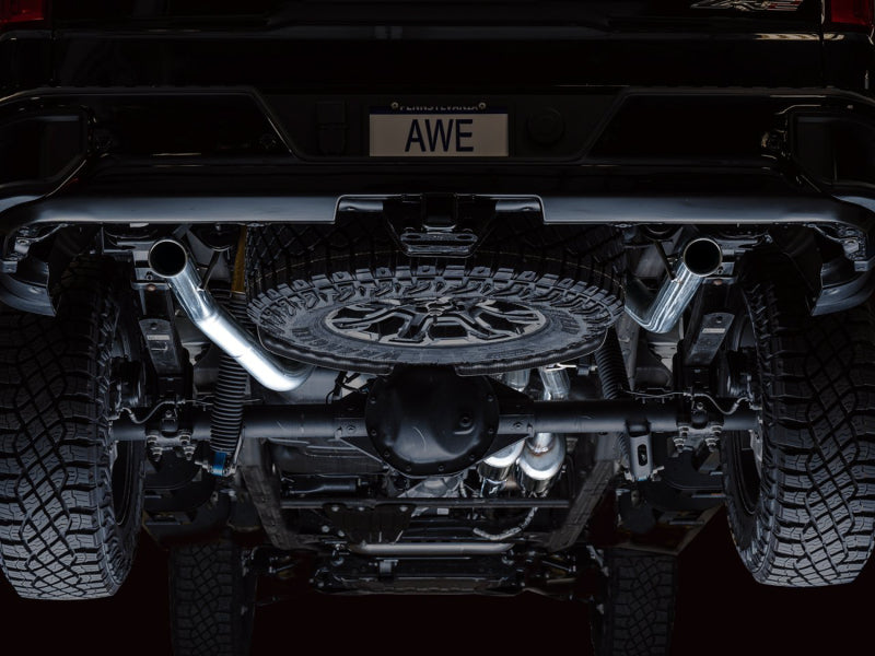 AWE Tuning 22-23 GMC Sierra AT4X 6.2L Catback D&S | Silverado/ZR2 (3015-31972)