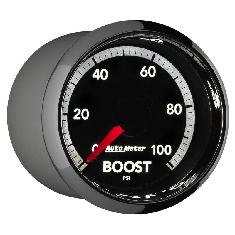 AutoMeter Gen4 Dodge Factory Match 52.4mm Mechanical Boost Gauge | Dodge / Jeep (09-18) (8509)