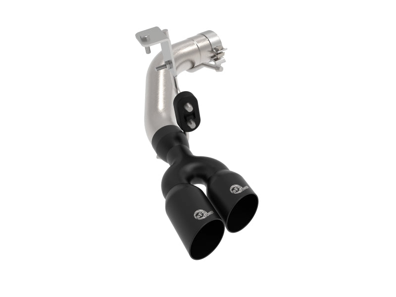 aFe 3in Axle-Back Exhaust Side Exit w/ Black Tips | Ford Ranger (19) (49-33110-B)