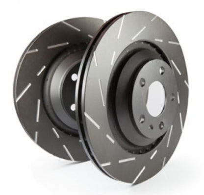 EBC 2022+ Ford Bronco Raptor 3.0 Turbo USR Slotted Front Rotors | Ford Bronco (21-26) (USR7842)