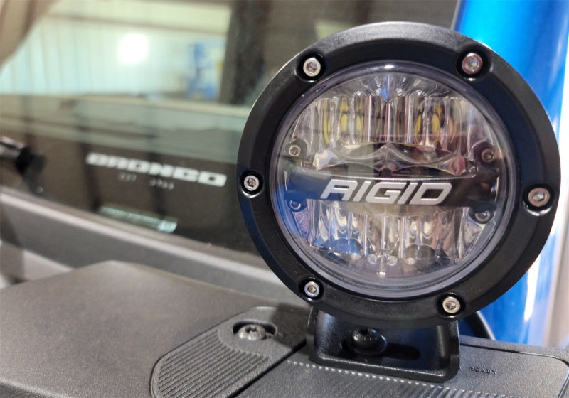 Ford Racing 2021+ Ford Bronco Mirror Mounted 4in Rigid LED Lights Kit | Ford Bronco (21-26) (M-15200K-BML)