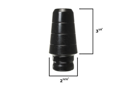 Energy Suspension Black Front Bump Stop Set (FRONT): Fits most Jeep / Dodge Trucks