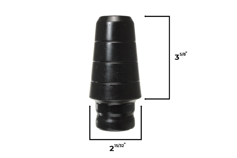 Energy Suspension Black Front Bump Stop Set (FRONT): Fits most Jeep / Dodge Trucks