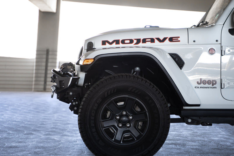DV8 Offroad Mid-Width Winch Front Bumper: Fits Most Jeep Wrangler / Gladiator Models (2018-2026)