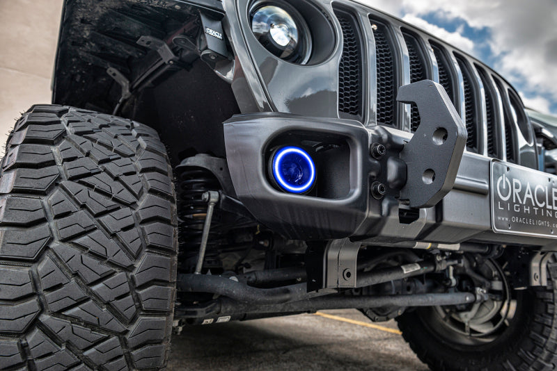 ORACLE Lighting Hi-Perf LED Fog Lights (FRONT): Jeep Wrangler / Gladiator (07-26) - Black