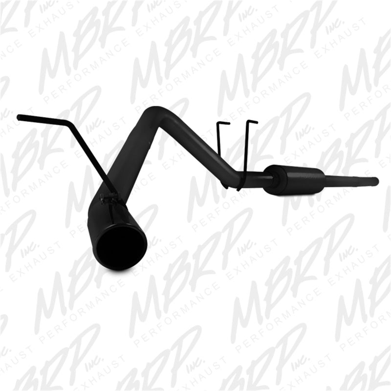 MBRP Cat-Back 3" Single Side Exhaust (Black Powdercoat): Dodge Ram 5.7L Hemi 2009 - 2018