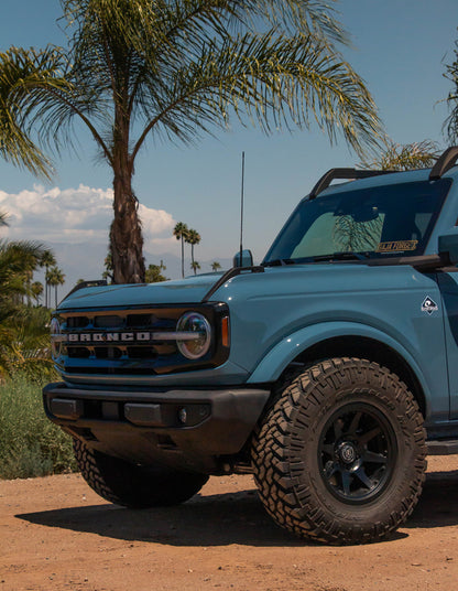 ICON Rebound 17x8.5 6x5.5 25mm Offset 5.75in BS 95.1mm Bore Satin Black Wheel | Ford Ranger / Bronco (19-26) (1817859057SB)