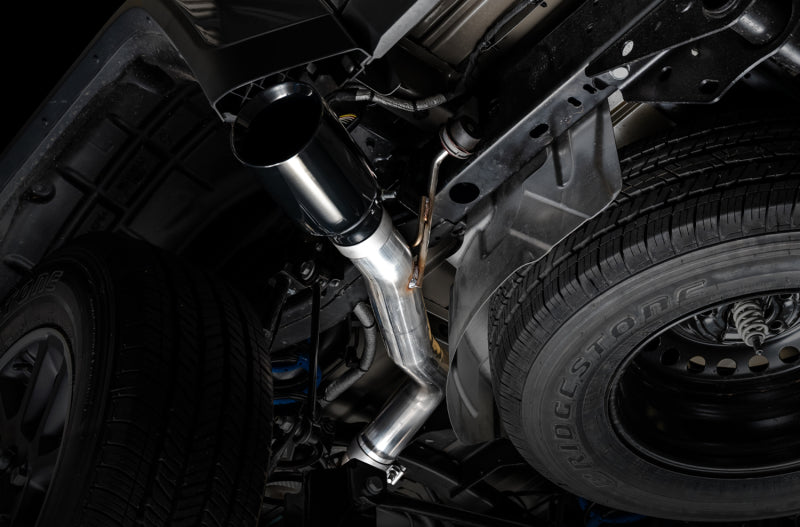 AWE Tread Edition Cat-Back Exhaust (Single Side Exit, Black Tip): Jeep Gladiator 3.6L V6 2020 - 2025