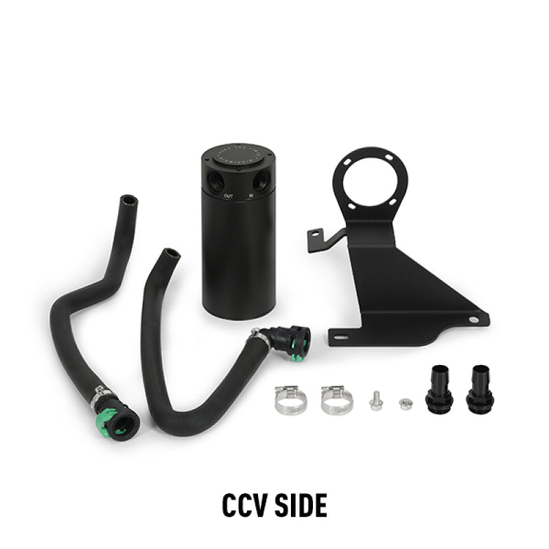 Mishimoto Baffled Oil Catch Can Kit | 2011-2014 Ford F-150 3.5L EcoBoost (MMBCC-F35T-11SBE)