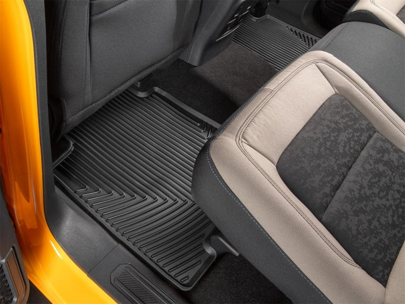 WeatherTech Rear Rubber Mats | Ford Bronco (21-26) | Black (W600)