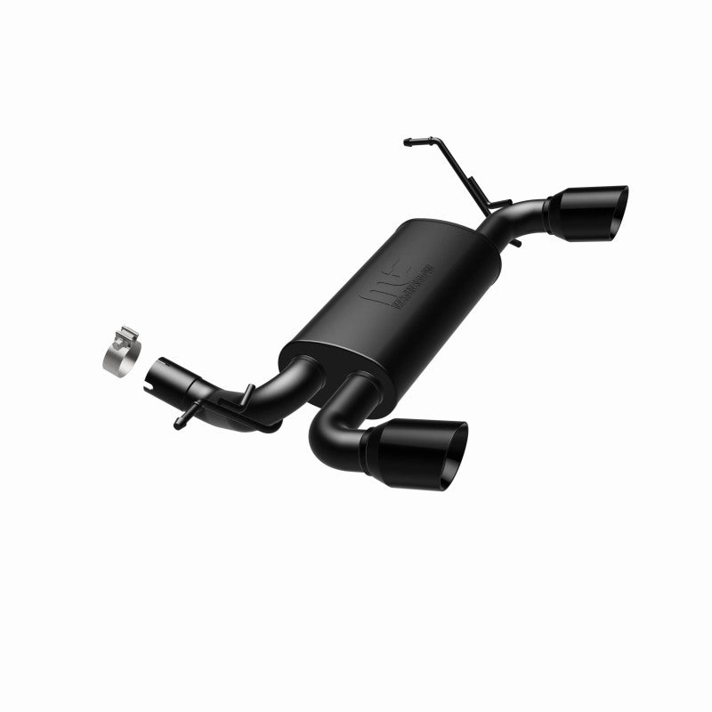 Magnaflow Street Series Axle-Back Perf Exhaust Dual Split Exit Black Tips (REAR): Jeep Wrangler JK 2007-2018 3.6L/3.8L