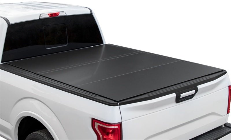 Access LOMAX Tri - Fold Cover 2019+ Ford Ranger 5ft Bed Tonneau Covers offroad accessory | Iron Ridge Offroad