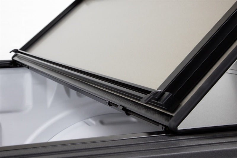 Access LOMAX Tri - Fold Cover 2019+ Ford Ranger 5ft Bed Tonneau Covers offroad accessory | Iron Ridge Offroad