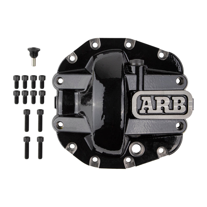 ARB Black Diff Cover JL Sport Front: Jeep Wrangler 2018-2023