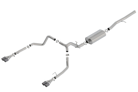 Borla 6.2L SS Touring Catback Exhaust | Chevrolet Silverado 1500 / GMC Sierra 1500 (19-26) (140772CF)
