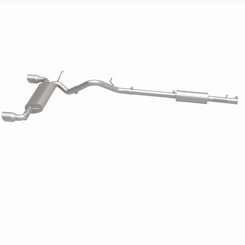 MagnaFlow Cat-Back Exhaust Black Tips (REAR): Jeep Wrangler 2012-2017 3.6L V6