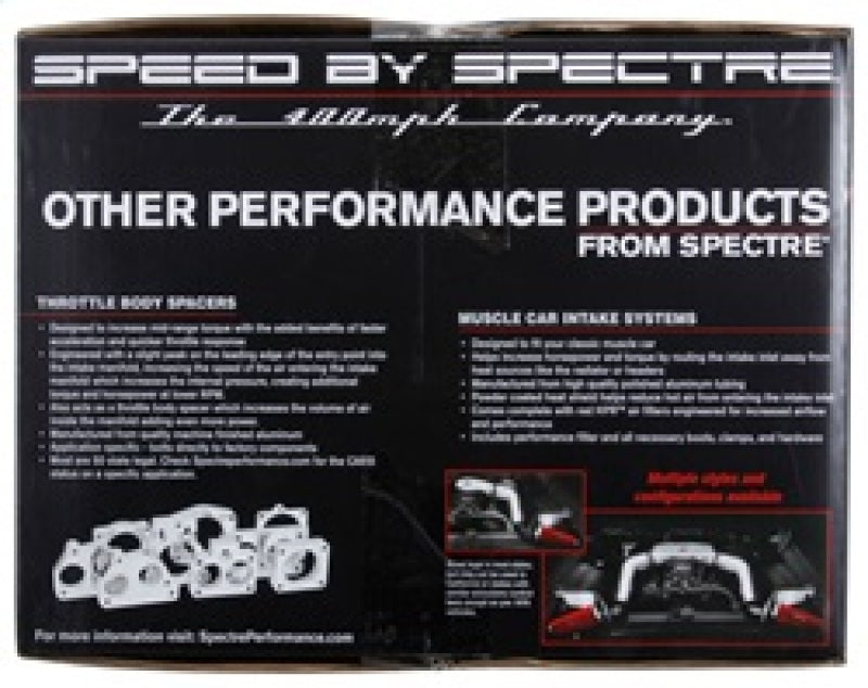 Spectre Performance Air Intake Kit (F/I): RAM 1500 2019-2024 5.7L VVT HEMI