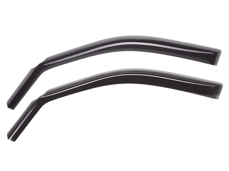 WeatherTech Dark Tint Side Window Deflectors (FRONT): Dodge Ram Crew/Quad Cab (09-18)