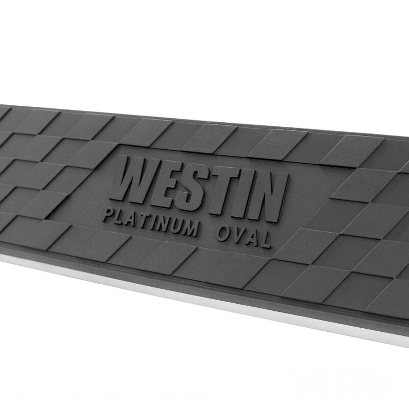 Westin Black 4 Oval Nerf Step Bars: Fits Dodge / Ram (09-26)