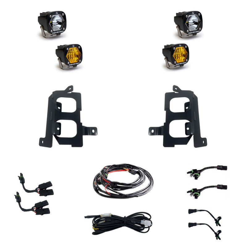 Baja Designs S1 Fog Pocket Mount Kit | GMC Sierra 1500 (22-26) / Sierra AT4 (19-26) (448084)
