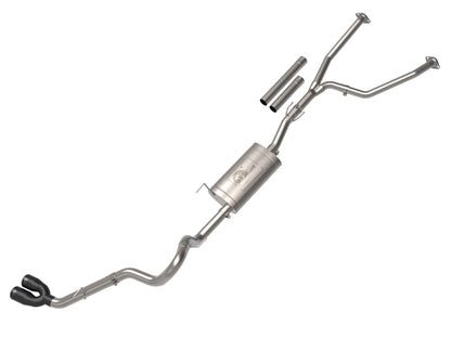 aFe Vulcan Series 2.5in to 3in SS Cat-Back Exhaust w/ Black Tip | Toyota Tundra (22) (49-36061-B)