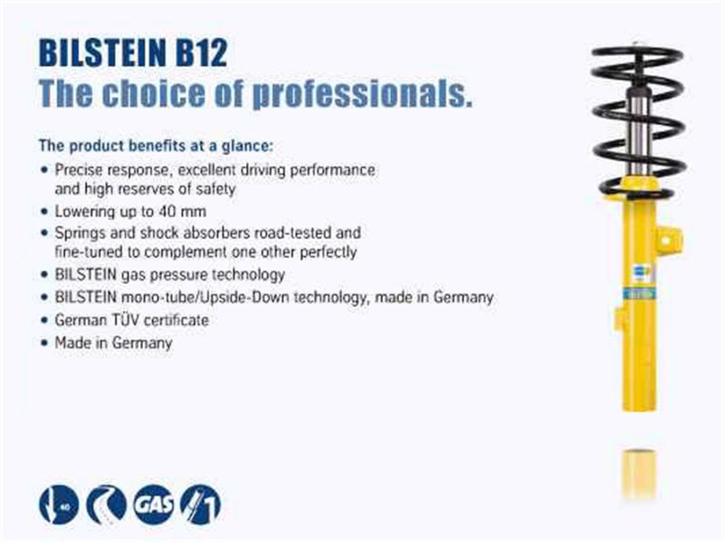 Bilstein B12 Rear Lift Springs (1-1.8" Lift, Pair): Dodge Ram 1500 4WD 2009 - 2018