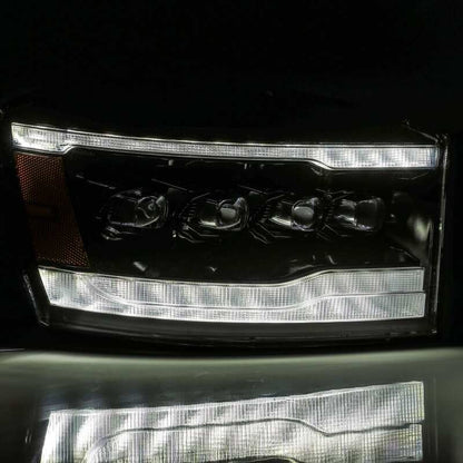 AlphaRex NOVA LED Projector Headlights (Alpha-Black): Dodge Ram 1500 (06-08) & 2500/3500 (06-09)