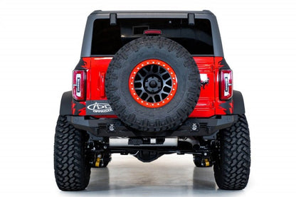 Addictive Desert Designs 2021+ Ford Bronco Bomber Rear Bumper Bumpers offroad accessory | Iron Ridge Offroad