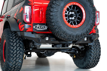Addictive Desert Designs 2021+ Ford Bronco Bomber Rear Bumper Bumpers offroad accessory | Iron Ridge Offroad
