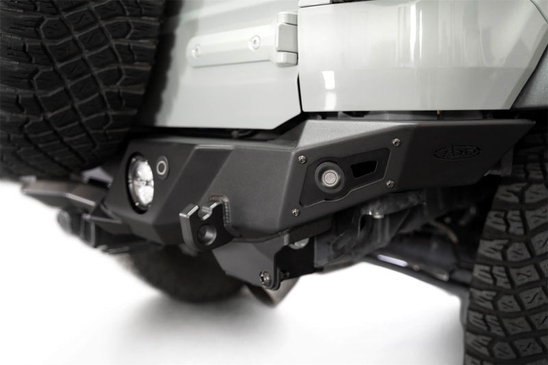 Addictive Desert Designs 2021+ Ford Bronco Krawler Rear Bumper Bumpers offroad accessory | Iron Ridge Offroad
