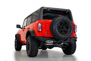 Addictive Desert Designs 2021+ Ford Bronco Rock Fighter Rear Bumper - Hammer Black Bumpers offroad accessory | Iron Ridge Offroad