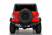 Addictive Desert Designs 2021+ Ford Bronco Rock Fighter Rear Bumper - Hammer Black Bumpers offroad accessory | Iron Ridge Offroad