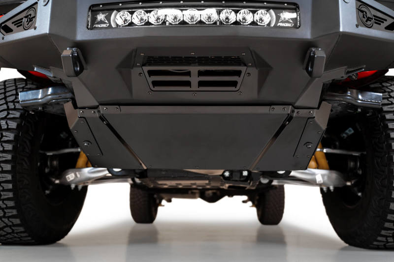 Addictive Desert Designs 2021+ Ford Bronco Rock Fighter Skid Plate (Use w/ Rock Fighter Front Bumper) Body Armor & Protection offroad accessory | Iron Ridge Offroad
