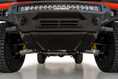 Addictive Desert Designs 2021+ Ford Bronco Stealth Fighter Front Bumper Skid Plate Kit Body Armor & Protection offroad accessory | Iron Ridge Offroad