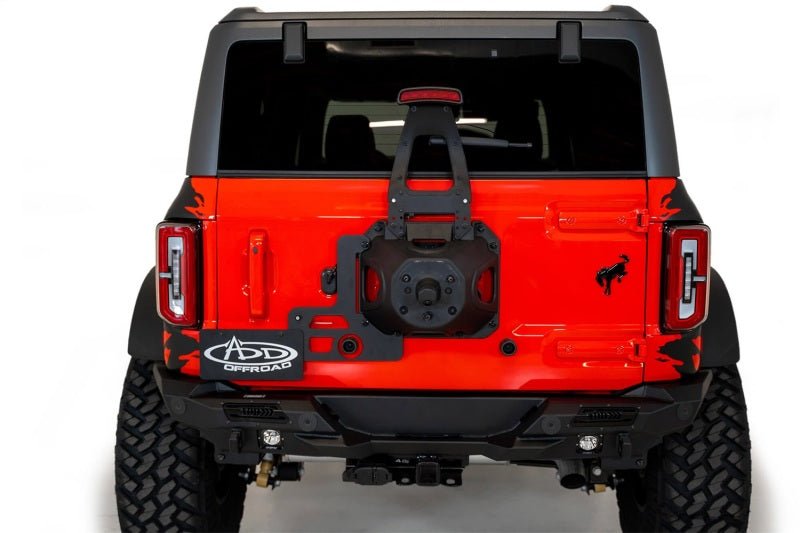 Addictive Desert Designs 2021+ Ford Bronco Stealth Fighter Rear Bumper Bumpers offroad accessory | Iron Ridge Offroad