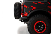 Addictive Desert Designs 2021+ Ford Bronco Stealth Fighter Rear Bumper Bumpers offroad accessory | Iron Ridge Offroad