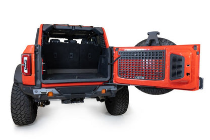 Addictive Desert Designs 2021+ Ford Bronco Tailgate Molle Panel Interior Styling offroad accessory | Iron Ridge Offroad