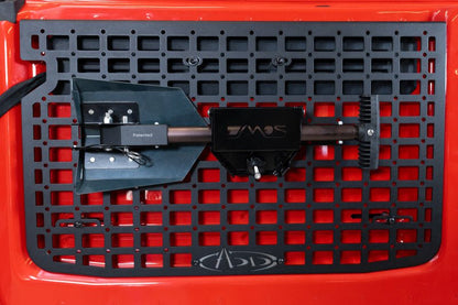 Addictive Desert Designs 2021+ Ford Bronco Tailgate Molle Panel Interior Styling offroad accessory | Iron Ridge Offroad