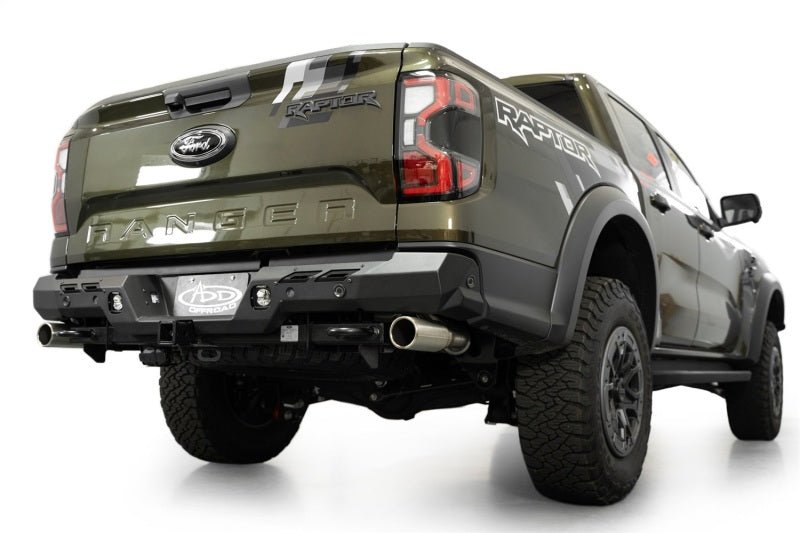 Addictive Desert Designs 2024+ Ford Ranger Raptor Phantom Rear Bumper Bumpers offroad accessory | Iron Ridge Offroad