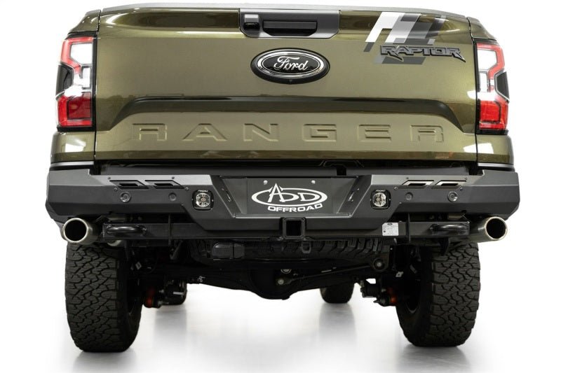 Addictive Desert Designs 2024+ Ford Ranger Raptor Phantom Rear Bumper Bumpers offroad accessory | Iron Ridge Offroad