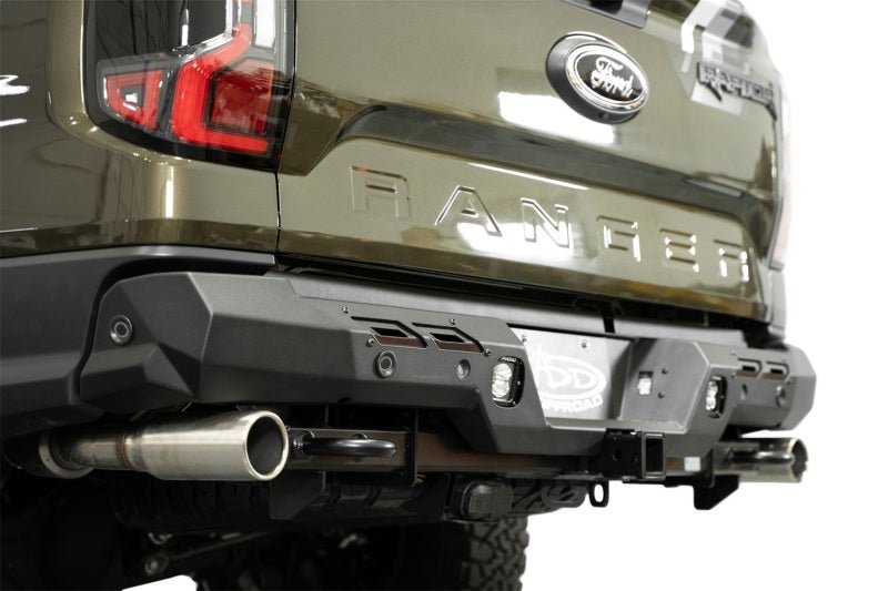 Addictive Desert Designs 2024+ Ford Ranger Raptor Phantom Rear Bumper Bumpers offroad accessory | Iron Ridge Offroad