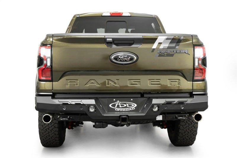 Addictive Desert Designs 2024+ Ford Ranger Raptor Phantom Rear Bumper Bumpers offroad accessory | Iron Ridge Offroad