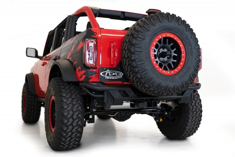 Addictive Desert Designs 21 - 26 Ford Bronco Pro Bolt - On Rear Bumper Bumpers offroad accessory | Iron Ridge Offroad