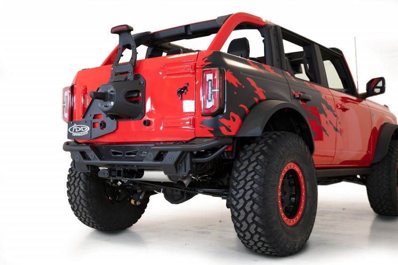 Addictive Desert Designs 21 - 26 Ford Bronco Pro Bolt - On Rear Bumper Bumpers offroad accessory | Iron Ridge Offroad