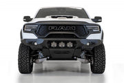Addictive Desert Designs Bomber Front Bumper (FRONT): Ram 1500 TRX (19-24) - Hammer Black Bumpers, Grilles & Guards offroad accessory | Iron Ridge Offroad