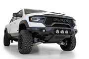 Addictive Desert Designs Bomber Front Bumper (FRONT): Ram 1500 TRX (19-24) - Hammer Black Bumpers, Grilles & Guards offroad accessory | Iron Ridge Offroad