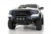 Addictive Desert Designs Bomber Front Bumper (FRONT): Ram 1500 TRX (19-24) - Hammer Black Bumpers, Grilles & Guards offroad accessory | Iron Ridge Offroad