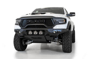 Addictive Desert Designs Bomber Front Bumper (FRONT): Ram 1500 TRX (19-24) - Hammer Black Bumpers, Grilles & Guards offroad accessory | Iron Ridge Offroad