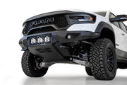 Addictive Desert Designs Bomber Front Bumper (FRONT): Ram 1500 TRX (19-24) - Hammer Black Bumpers, Grilles & Guards offroad accessory | Iron Ridge Offroad